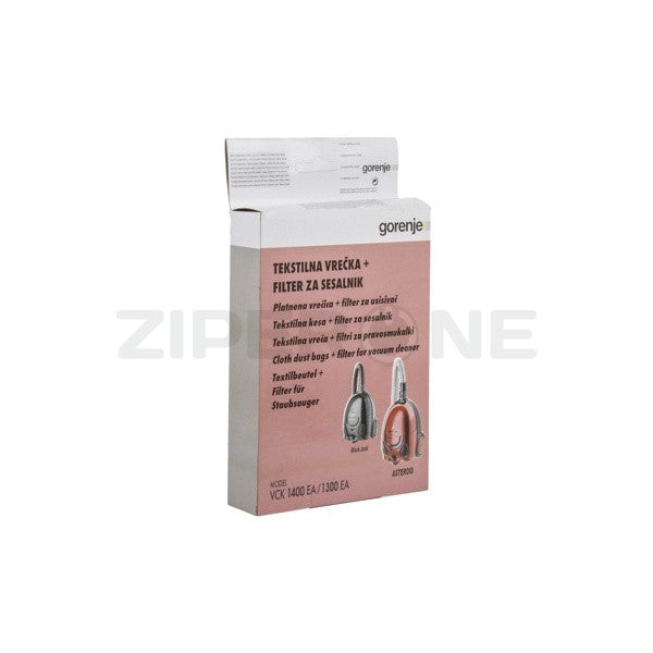 Мішок тканинний + фільтр двигуна для пилососу Gorenje