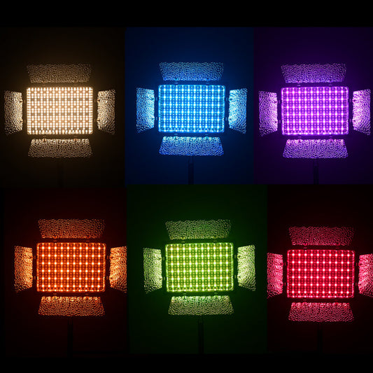 Лампа відеосвітло LED YN300 IV RGB White 18W Lights 376pcs+ AKБ із зарядним пристроєм