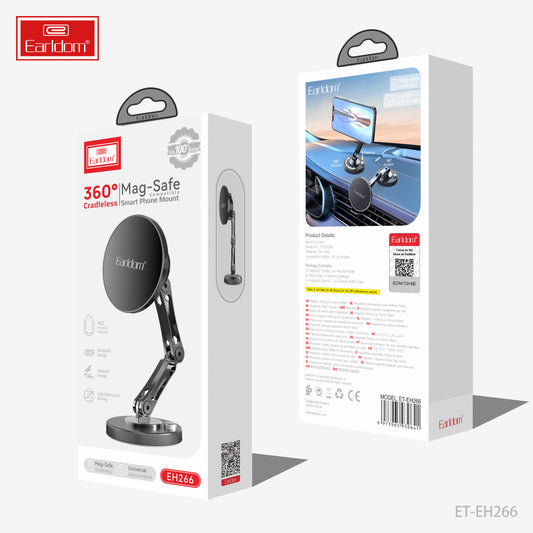 Автотримач магнітний на присосці - Earldom ET-EH266