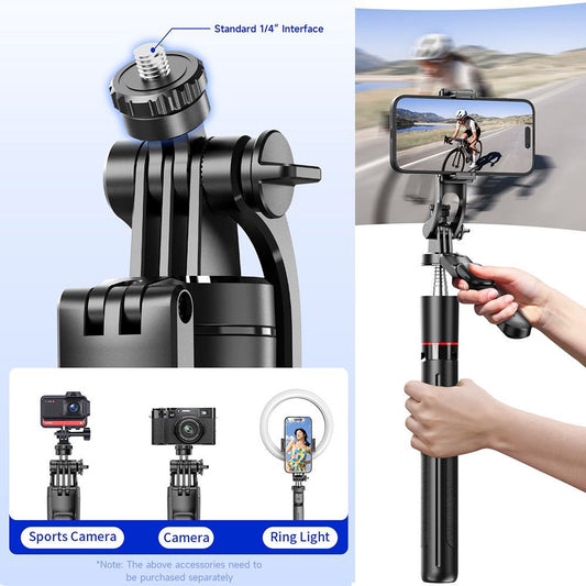 Monopod Tripod F16 | 2m Balanced and stable shooting multifunctional expansion of the metal tripod selfie stick