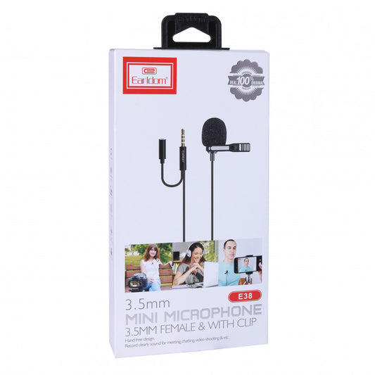 Мікрофон для телефону 3.5mm Earldom ET-E38