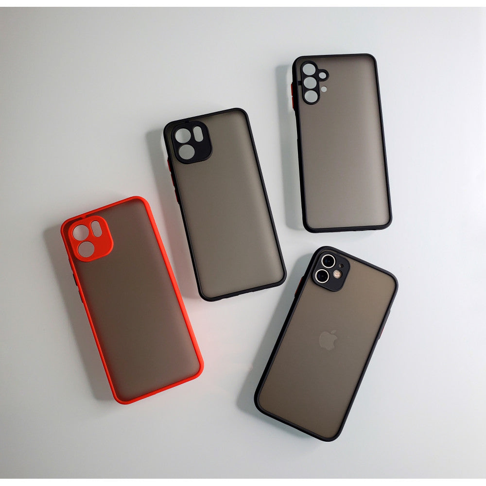 Накладка Чехлы Matte TPU Plastic Case iPhone 7 — Black