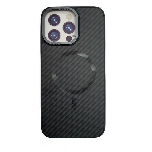 Накладка Чохли Carbon Armor Case With Magsafe iPhone 14 Pro Max — Black