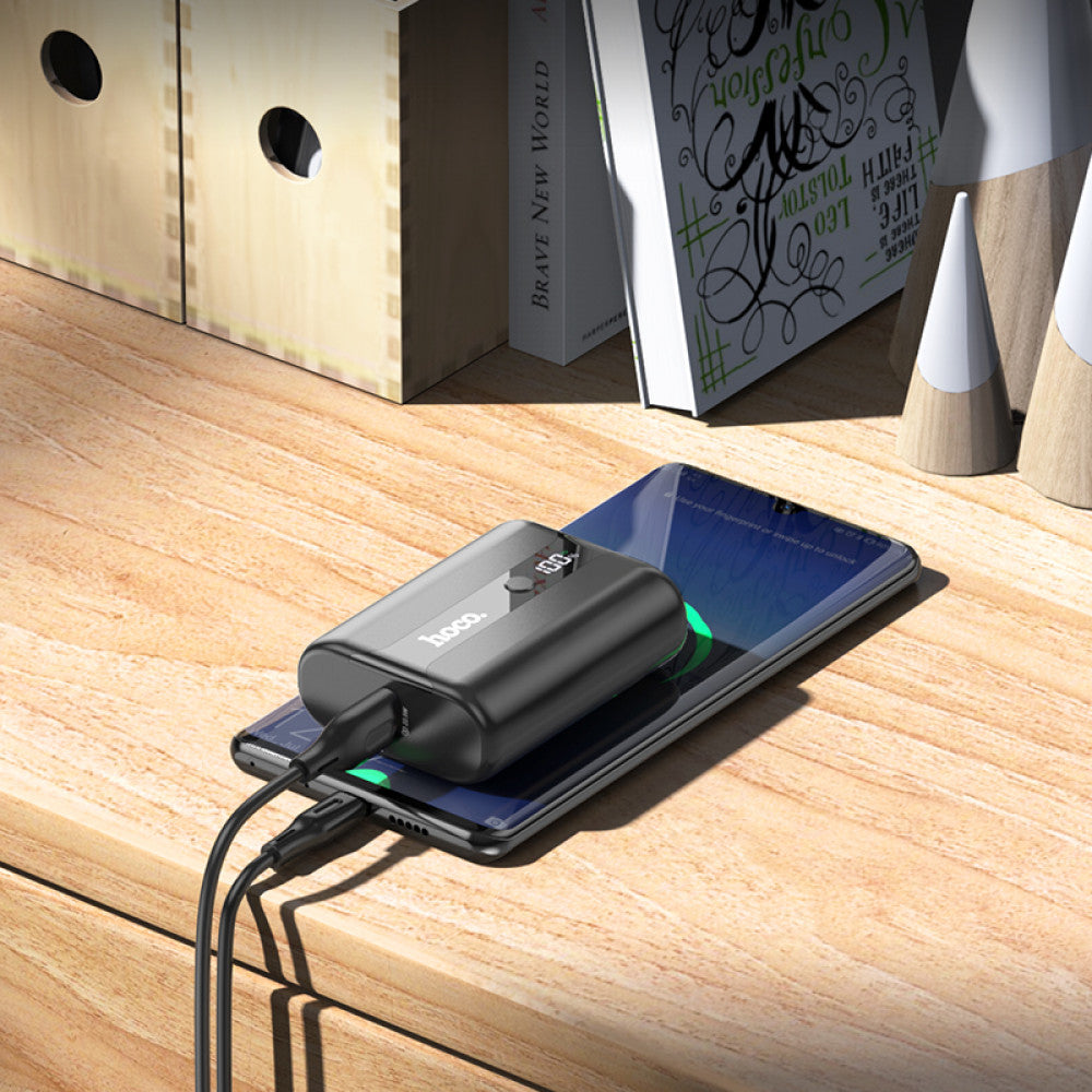 Power Bank 10000 mAh 22.5W+PD20W Hoco Q3 Pro — Black