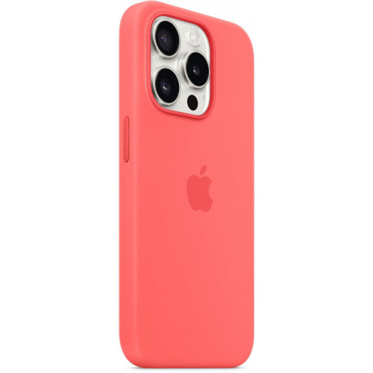 Накладка Чохли Silicone Case With Magsafe iPhone 15 — Guava