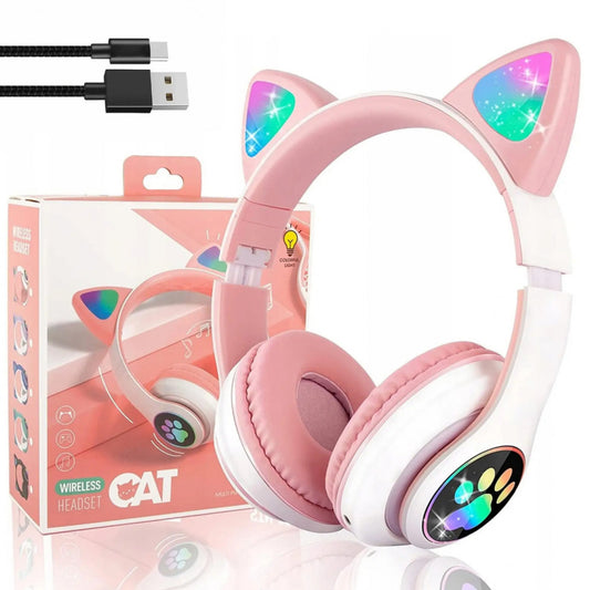 Bluetooth Headphones - TUCCI VZV-28 - Pink