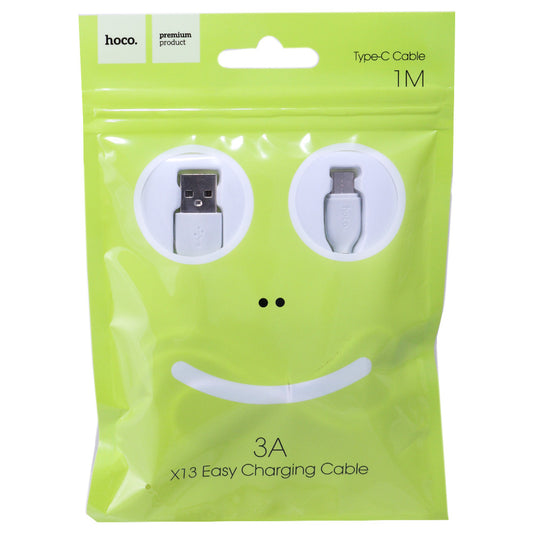 Кабель USB C 2A (1m) Hoco X13 — White
