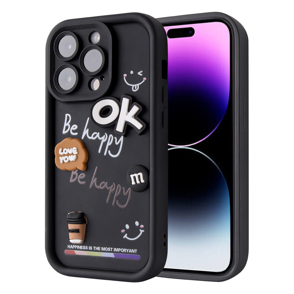 Be happy silicon Case — iPhone 13 Pro — Ok