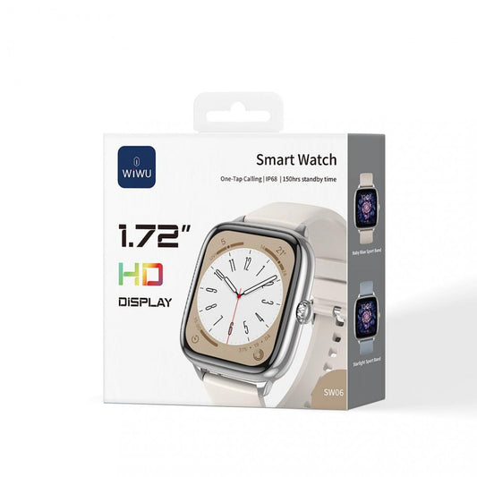 Wiwu SW06 Smart watch — Silver