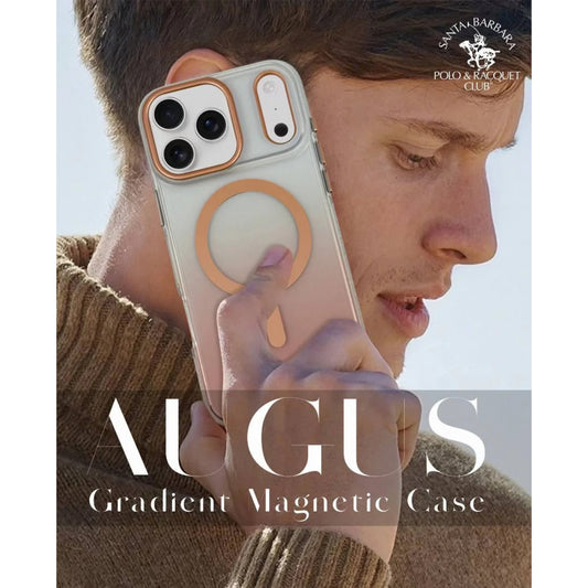 Polo Augus Silicone Case with Magsafe iPhone 17 Pro — Orange