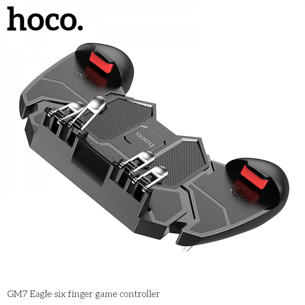 Game controller Hoco GM7 Eagle six finger - Black
