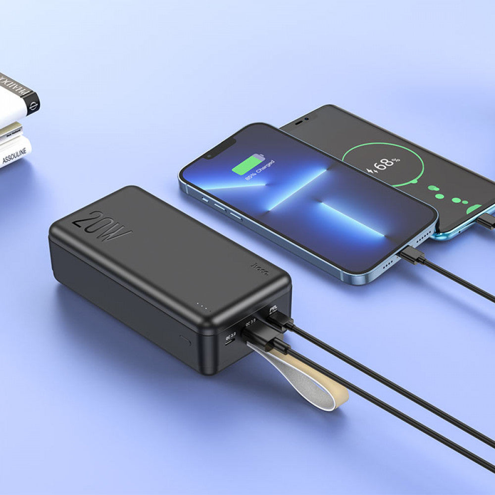 Power Bank 30000 mAh | PD20W+QC3.0 — Hoco J87B — Black