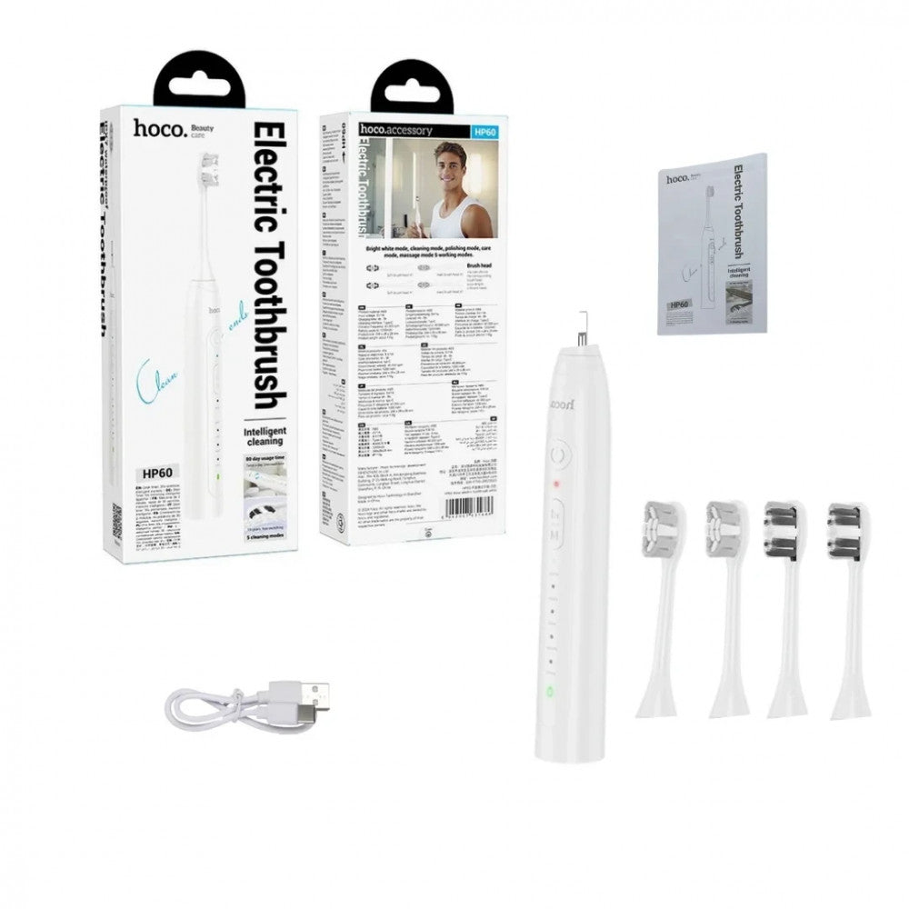 Зубная щетка Electric Toothbrush Hoco HP60 — White