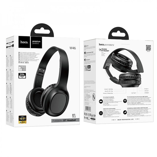 Bluetooth Headphones Hoco W46 — Black