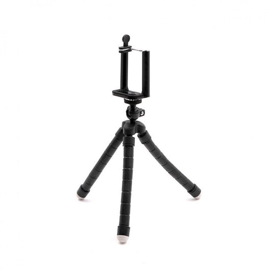 Гибкий мини-штатив тринога трипод для телефона и камеры (осьминог, паук) GoPro экшн камеры 25 см — Blue
