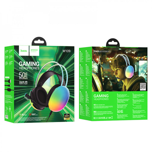 Gaming Headset — Hoco W109 — Black