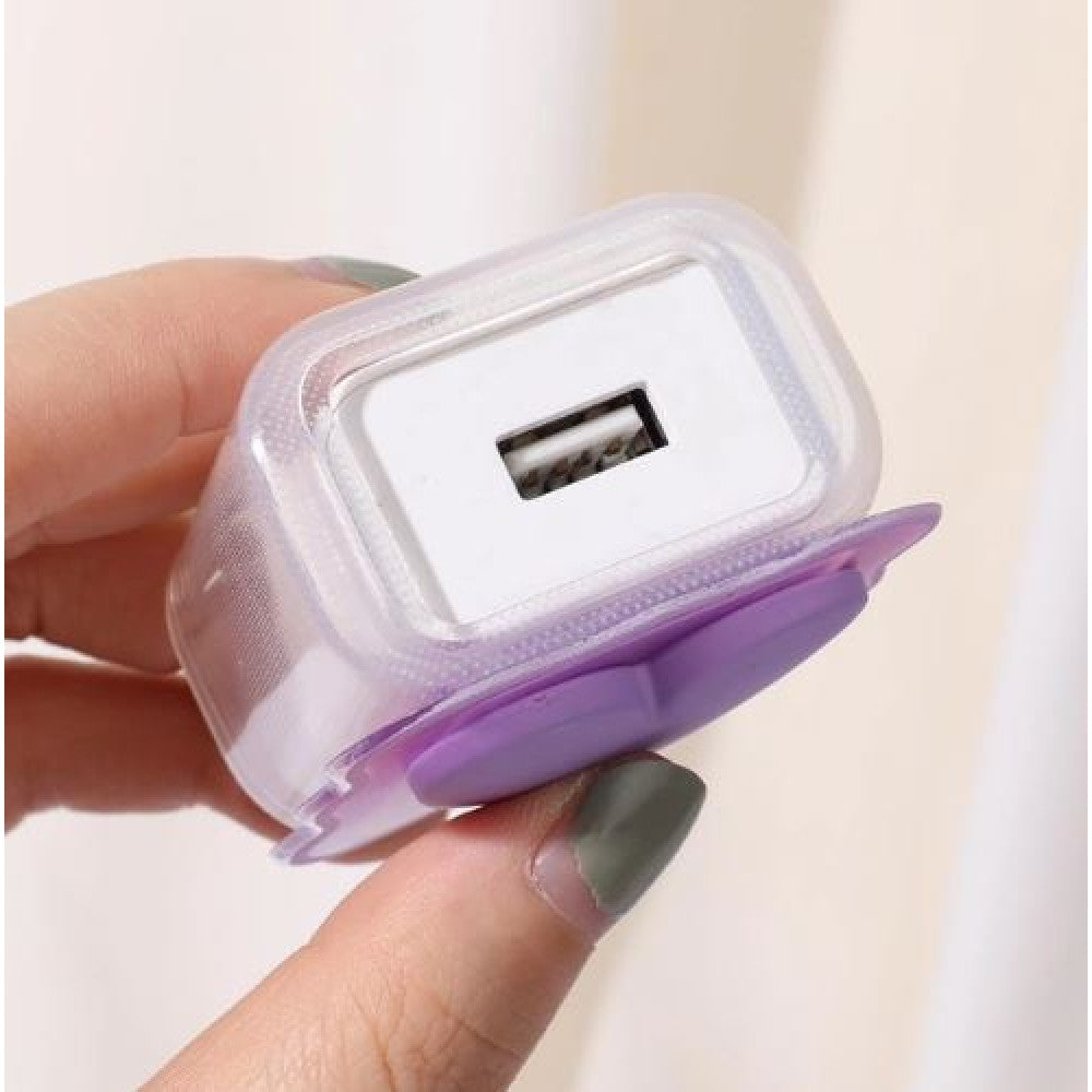 Защита кабеля и зарядки «Heart» — Pink