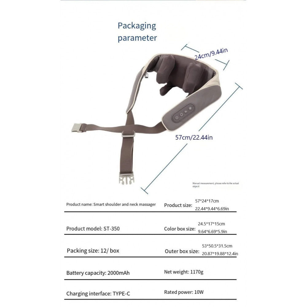 Масажер ST-350 Smart Kneading Neck Massager