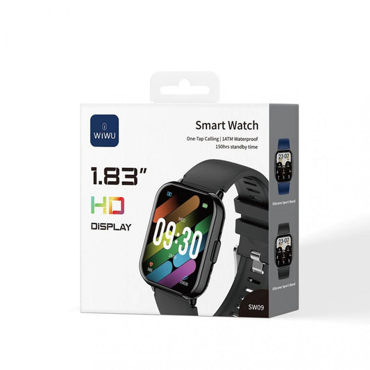 Wiwu SW09 Smart watch — Black