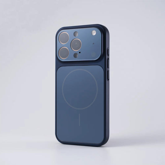 Накладка Чехлы AG Glass Case With MagSafe — iPhone 17 Pro — Blue