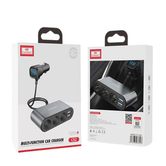 Розгалужувач прикурювача | 3S | 3.1A | 2U - Earldom ES-CS2