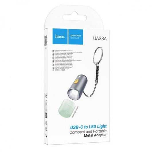 Adapter USB C To LED light — Hoco UA38A — Gray