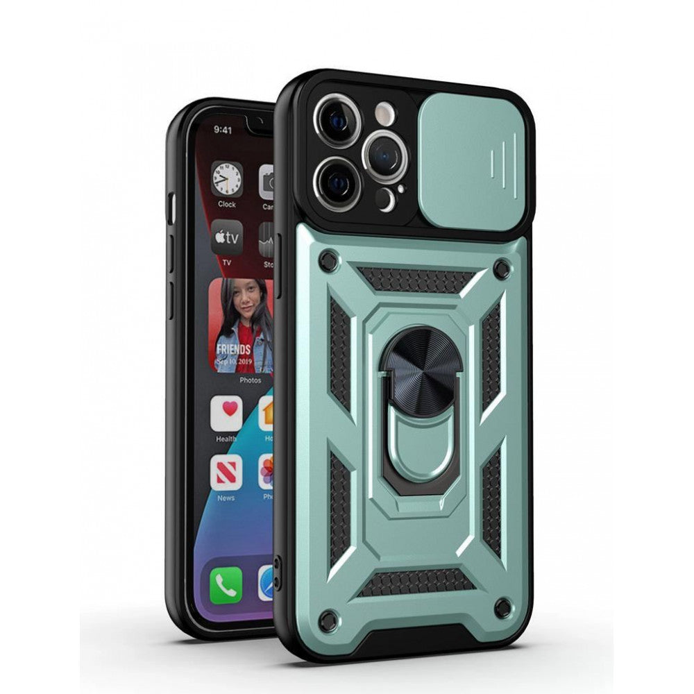 Ring Full Protect Case iPhone XR — Green
