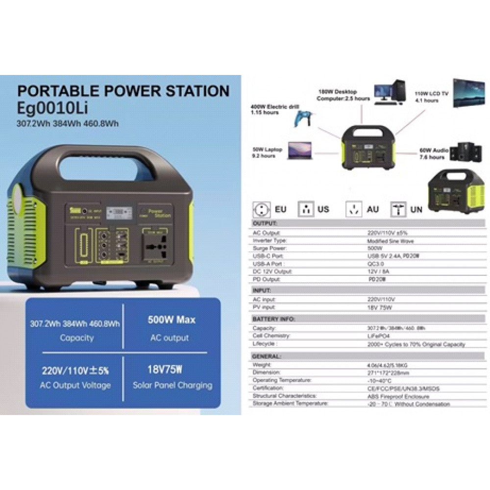 Power Station 500W — Eg010Li