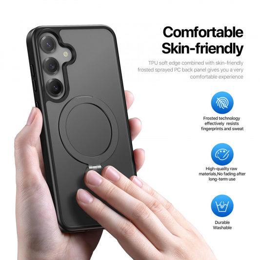 Накладка Чехлы Yind Case With Magsafe — Samsung S25 FE — Black