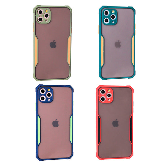 Накладка Чехлы Matte TPU Plastic Case with frame — iPhone 11 Pro Max — Blue