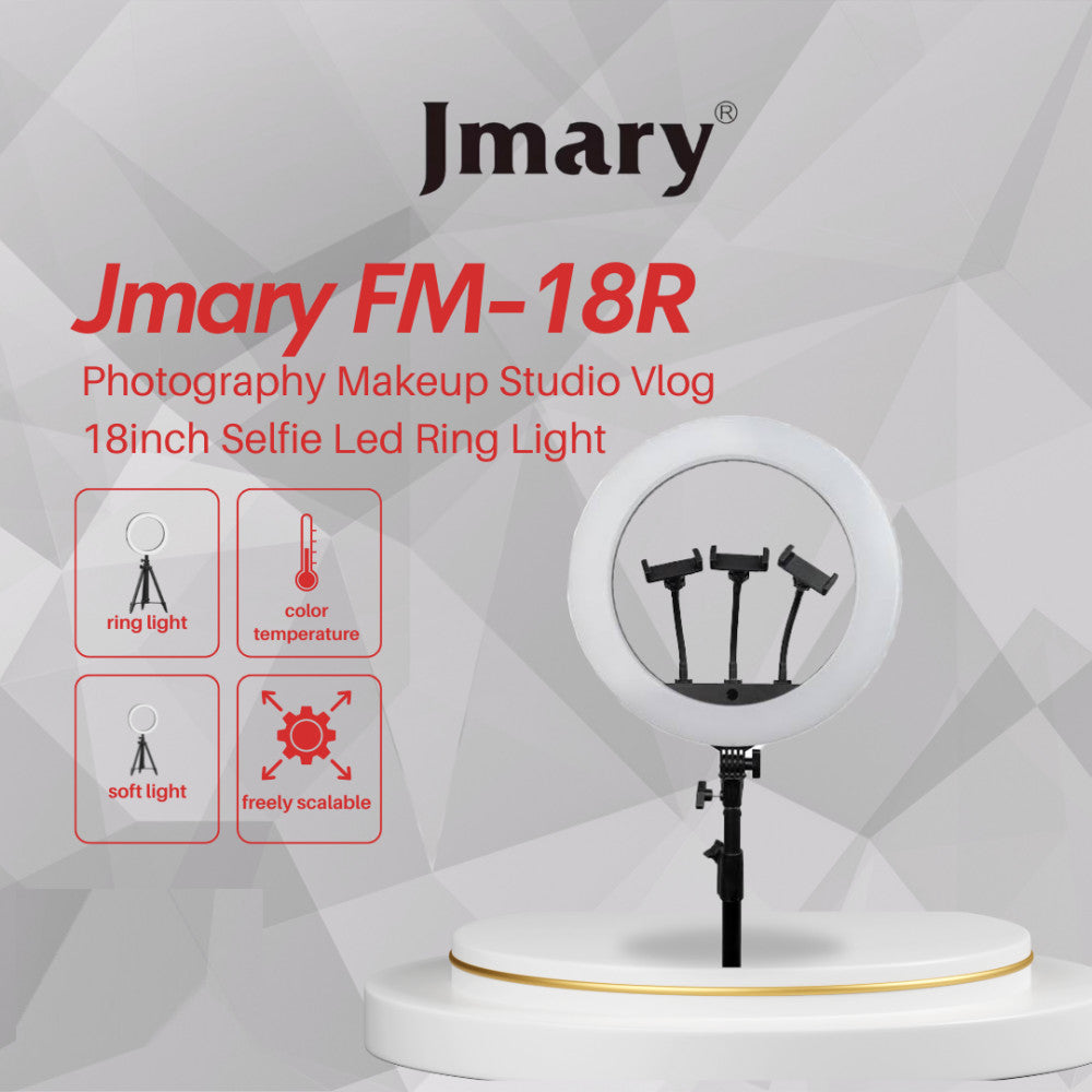 Лампа Кольцевая LED 46 cm 18" FM-18R