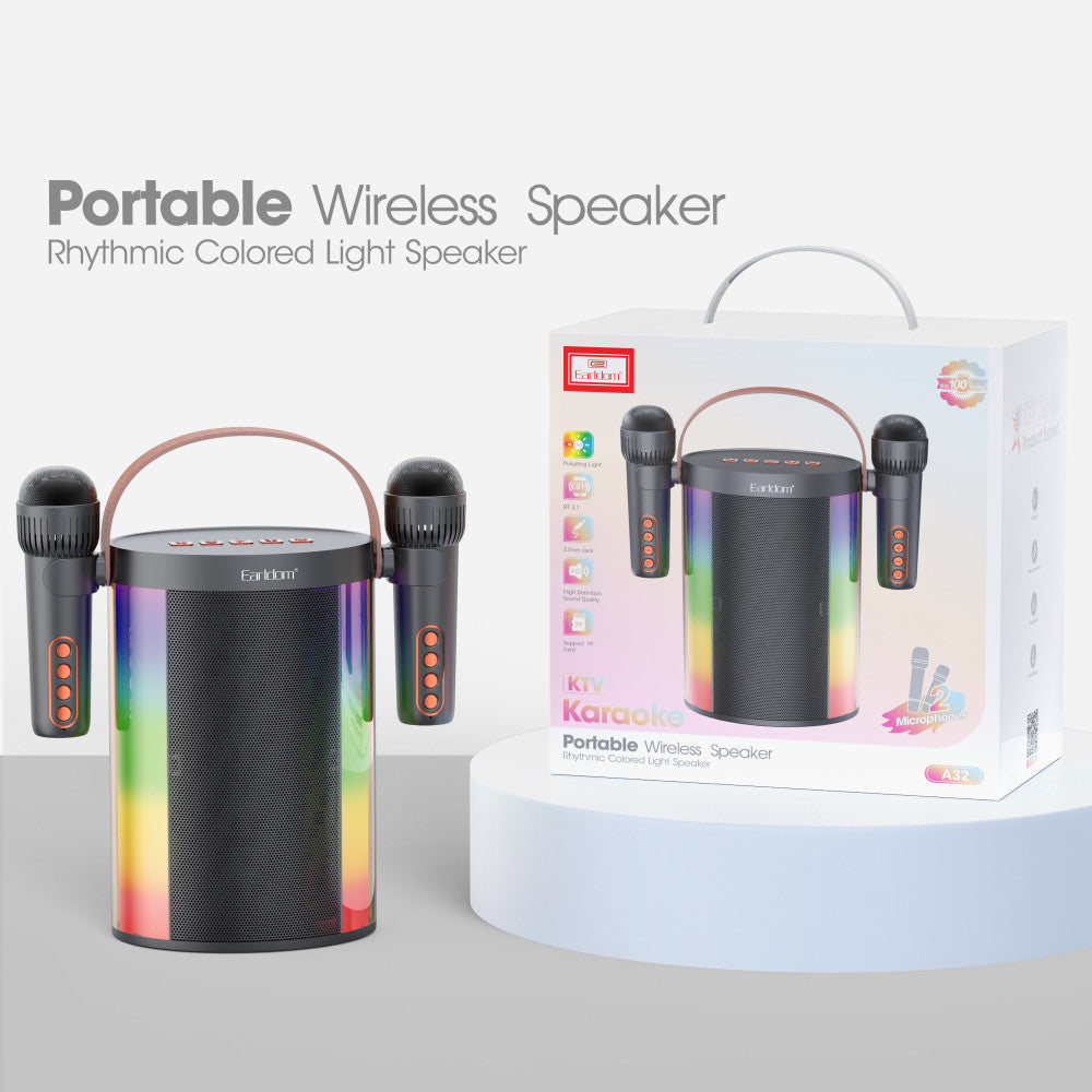 Портативна колонка Earldom ET-A32 — White Pink