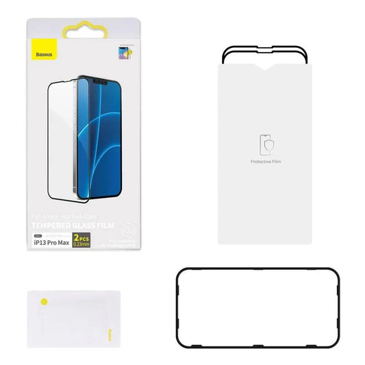 Захисне скло Baseus (SGQP020201) 0.23mm curved iPhone 13 Pro Max; 14 Plus 6.7"