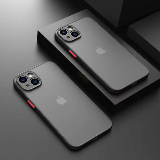 Накладка Чехлы Matte TPU Plastic Case iPhone 7 — Black