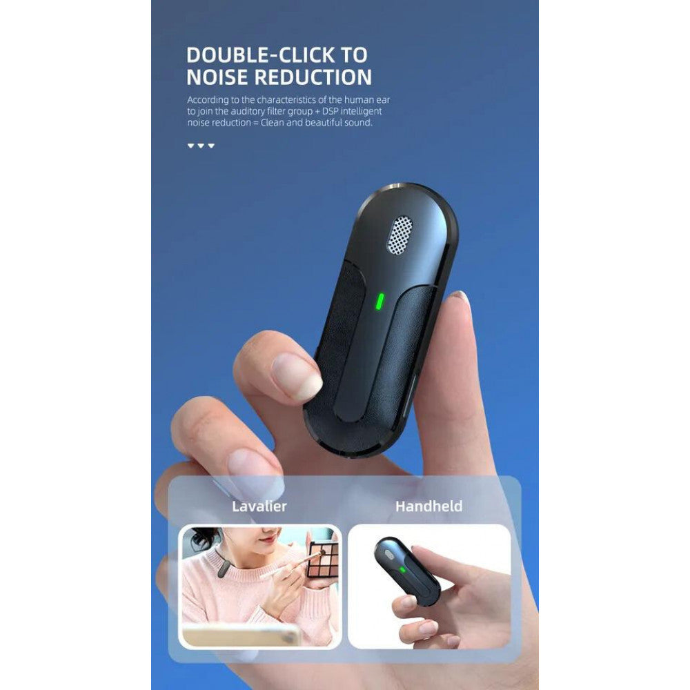 Бездротовий мікрофон для телефону Lightning Veron M8-2L з кейсом заряджання