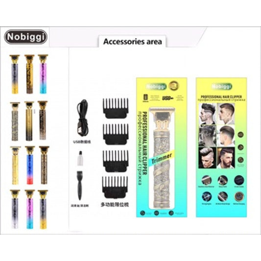 Машинка для стрижки волос NB-Trimmer Colorful Аккумуляторная — Black Budda