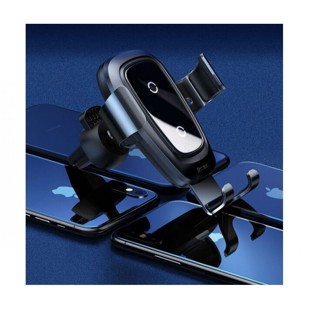 Автотримач розсувний на повітропровід з бездротовою зарядкою 10W (WXYL-B0A) — WXYL-B0A Tarnish