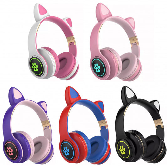 Навушники Bluetooth - TUCCI T24 LED - Red