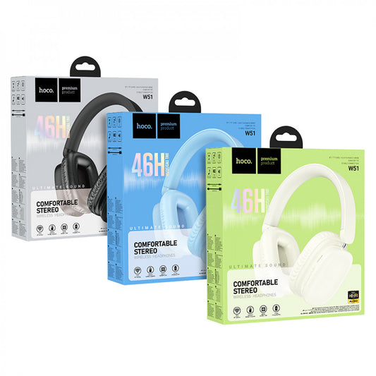 Bluetooth Headphones - Hoco W51 - Black