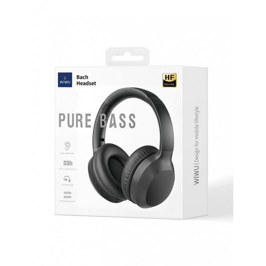 Навушники Bluetooth - WiWU TD-01 Bach - Black