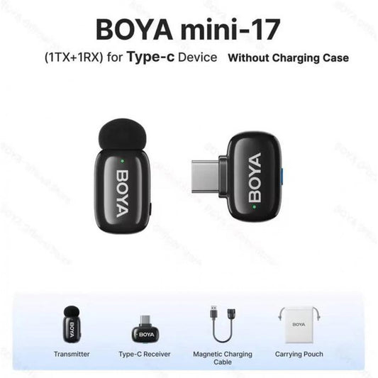 Беспроводной микрофон для телефона BOYA Mini-17