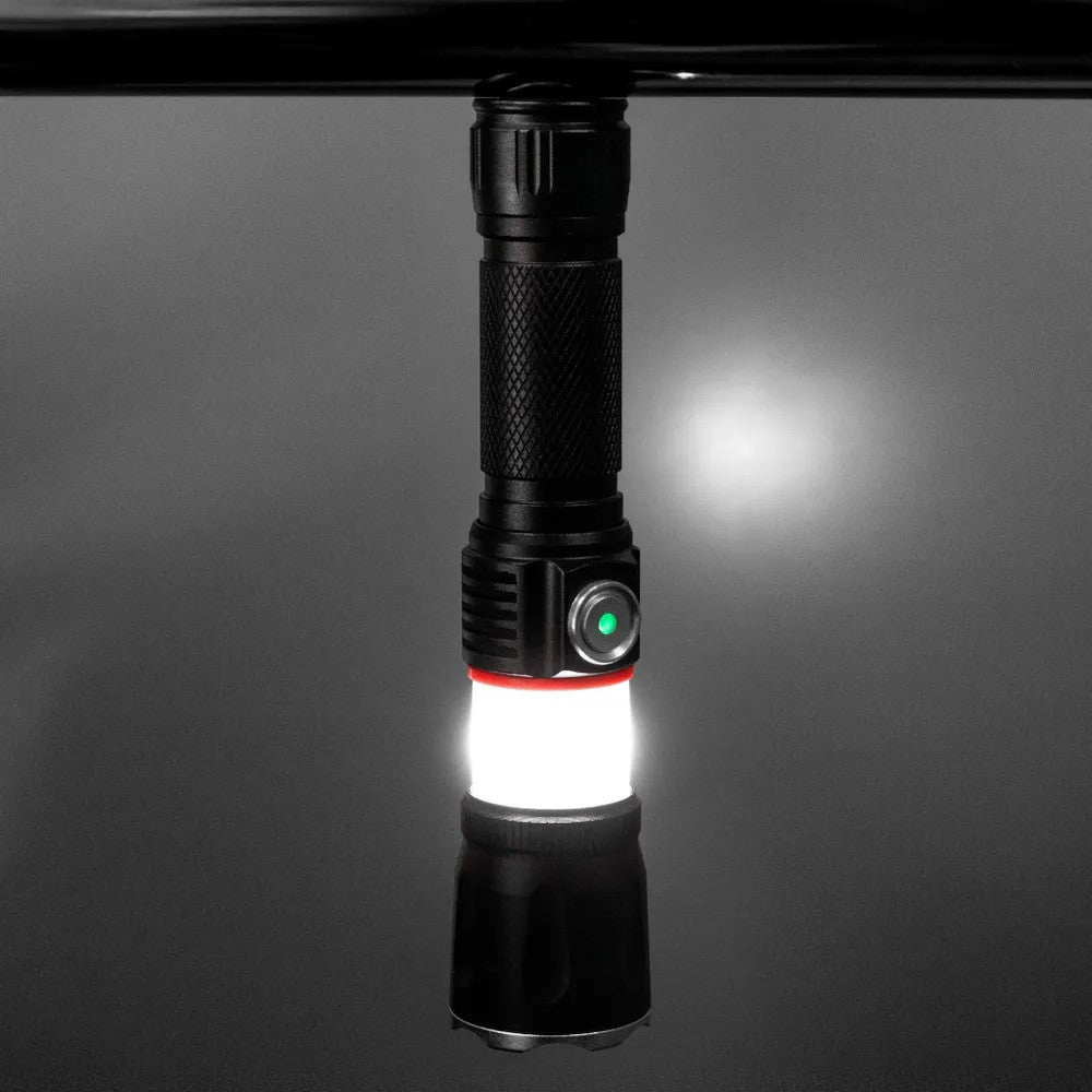 Акумуляторний LED ліхтарик Y-1809 360° СОВ + Магніт USB Charging