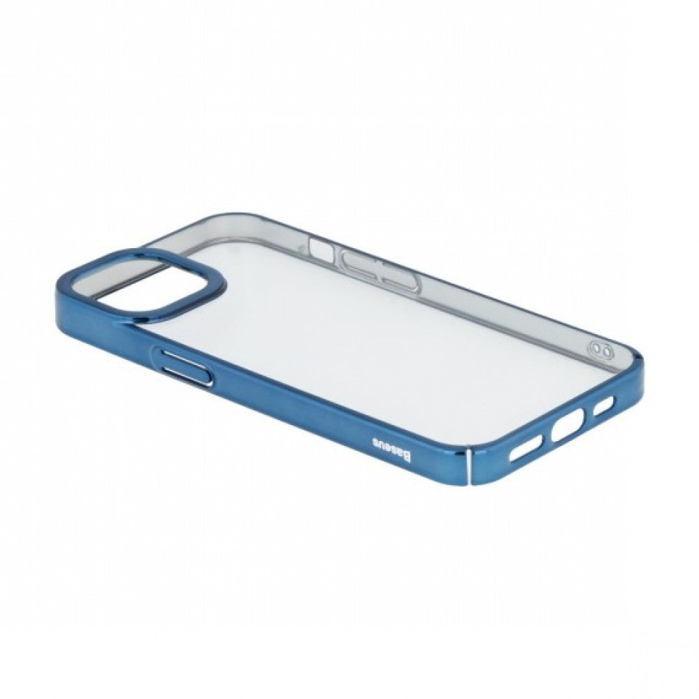 Накладка Чохли Baseus (ARMC000603) Glitter Phone Case For iP13 6.1inch 2021 — ARMC000603 Blue
