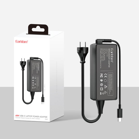 Adapter USB C To Laptop power 65 Watt Earldom ET-PA01 UK