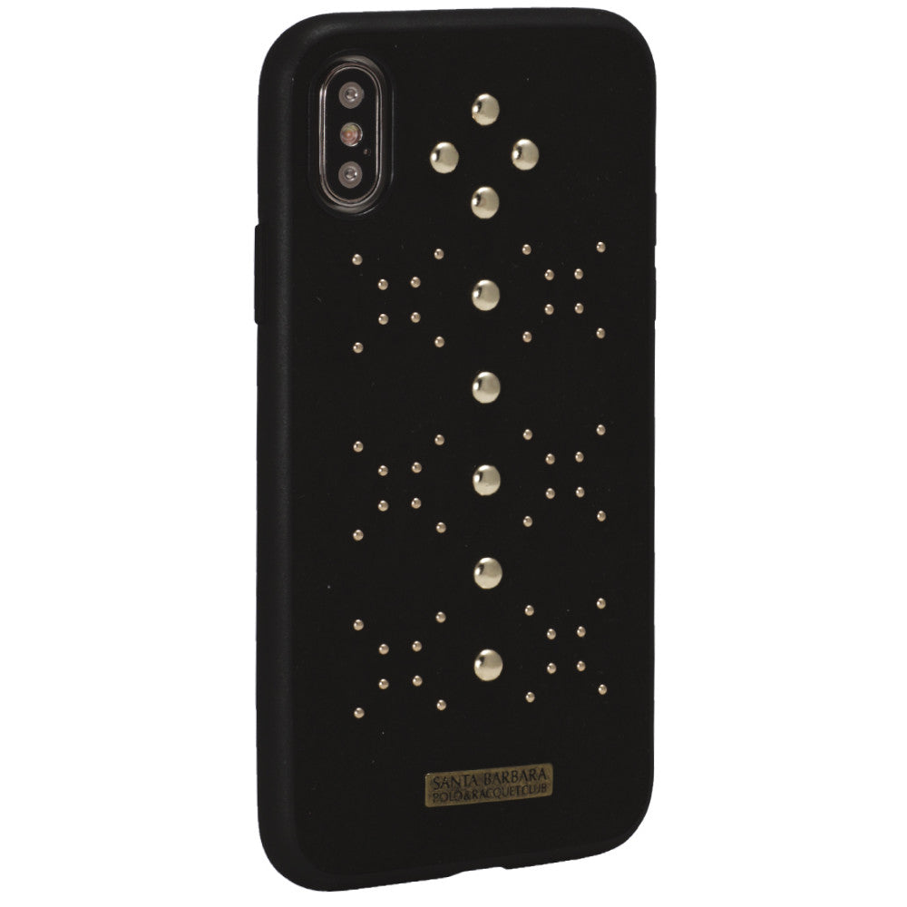 Накладка Чехлы Polo Aisha Leather Case iPhone X ; XS — Black