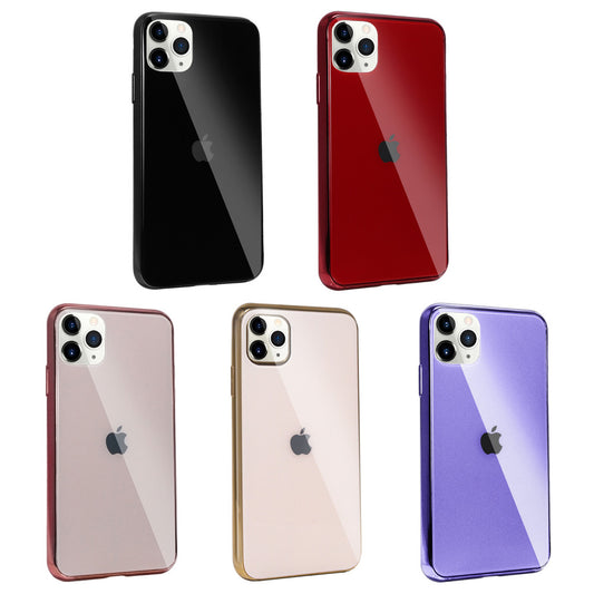 Накладка Чохли Glass TPU Case iPhone Xs Max - 01 Black
