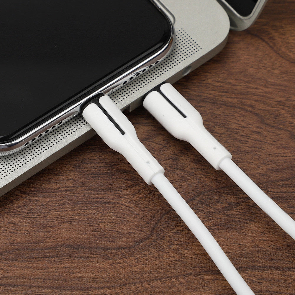 Кабель USB C 3A (1m) Veron SC06 Silicon — Black