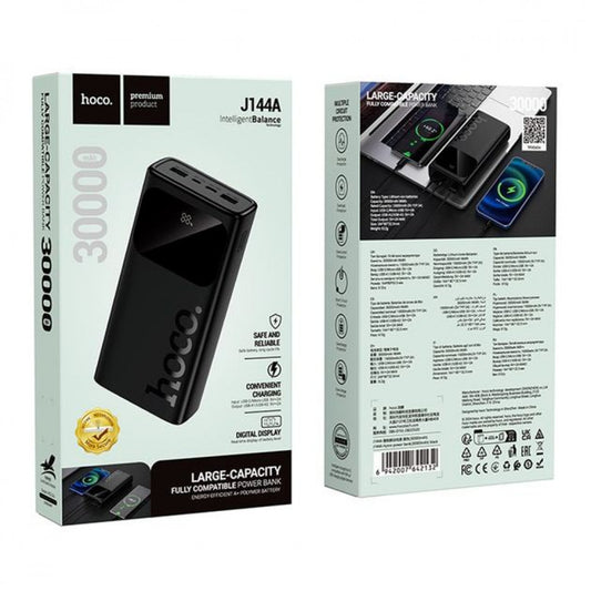 Power Bank 30000 mAh — Hoco J144A — Black