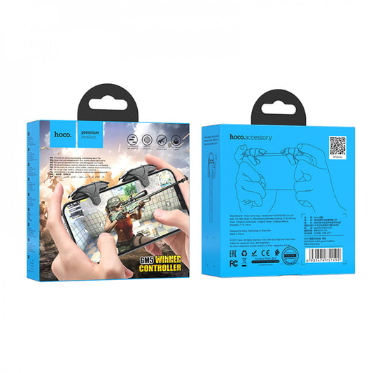 Game buttons Hoco GM5 Wolf mobile - Black & Gray