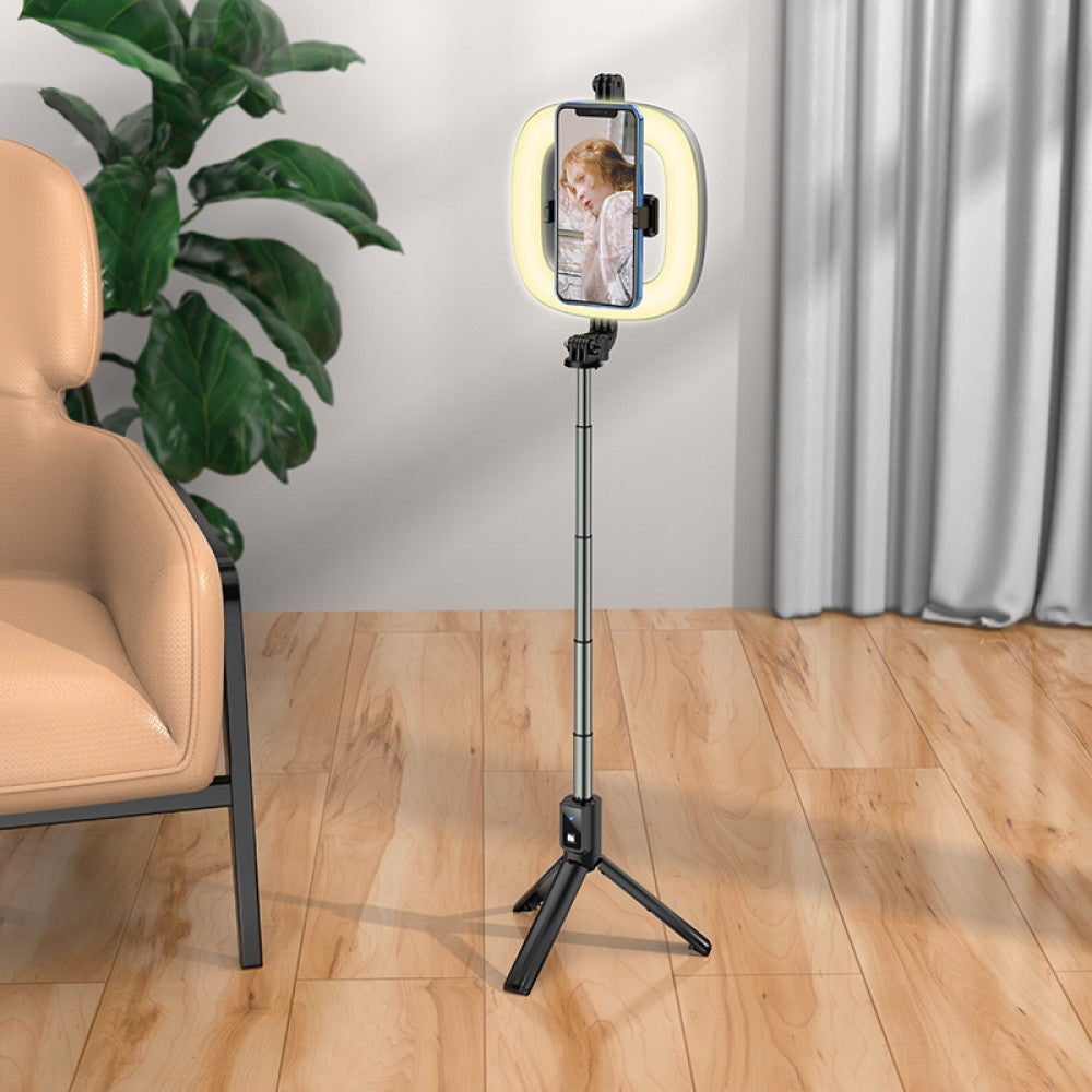 Monopod Tripod (0.80m) — Hoco LV03 Plus — black